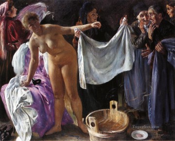 Witches female body Lovis Corinth Oil Paintings